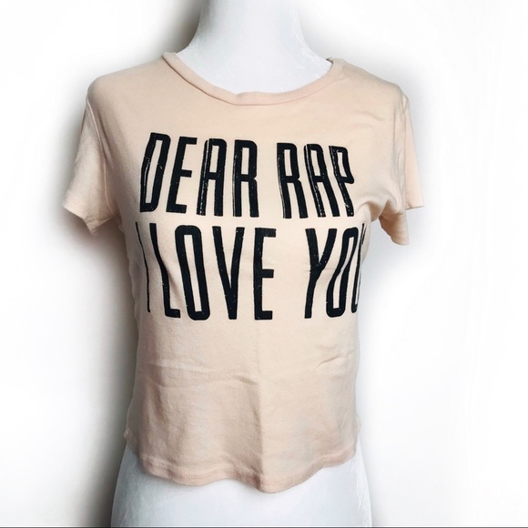 🌲3/$20 Soft Crop Top Forever 21 T-Shirt Light Pink M - Picture 1 of 8